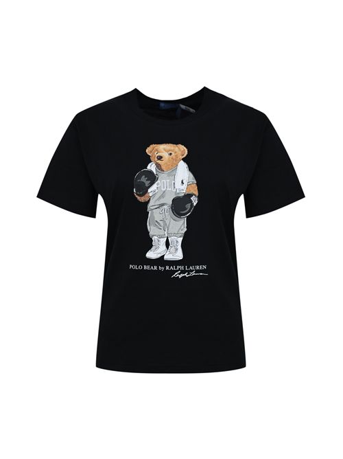 T-shirt in cotone con stampa Polo Bear POLO RALPH LAUREN | 211971709001